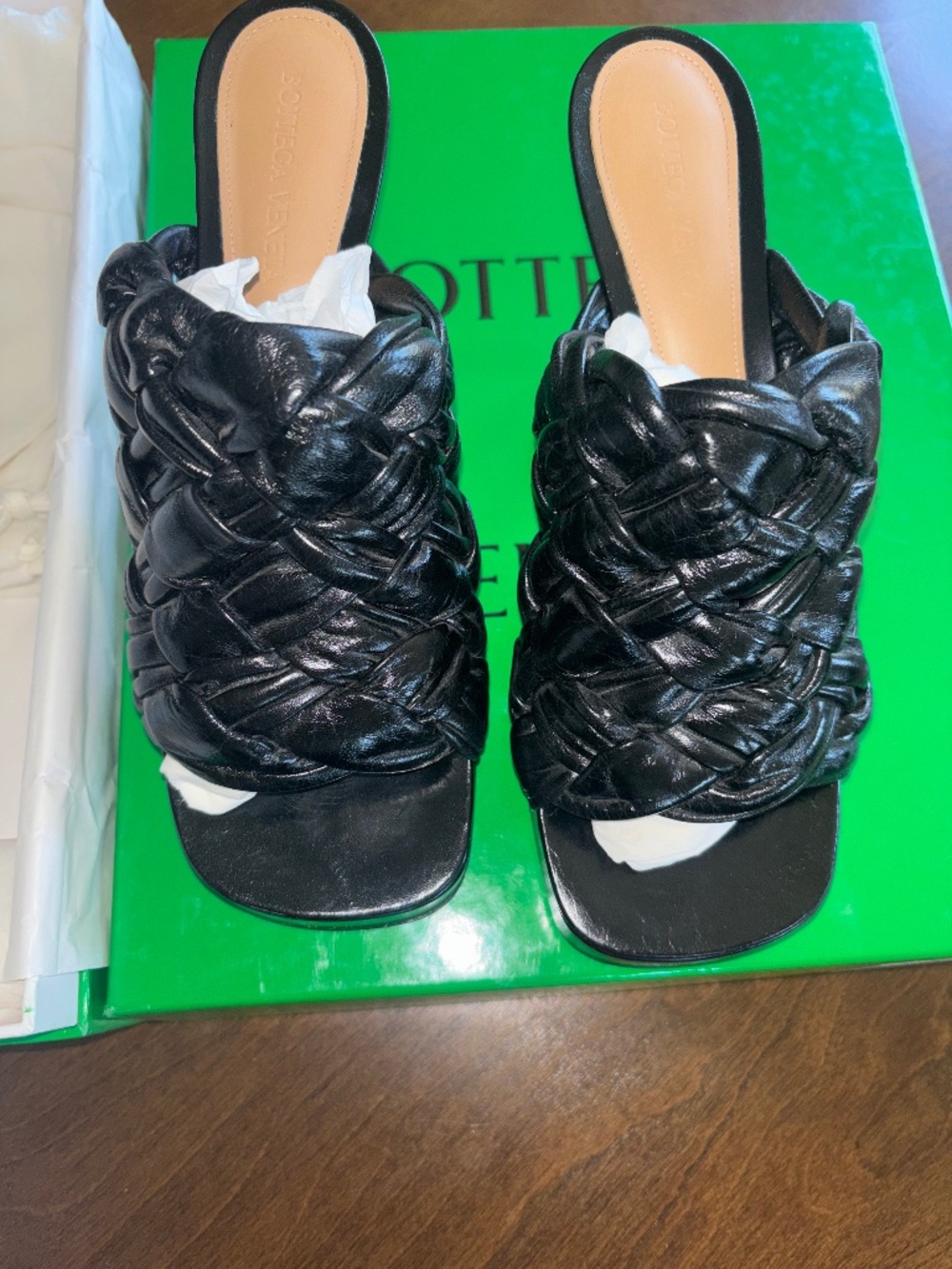 Bottega Veneta Women's black mules